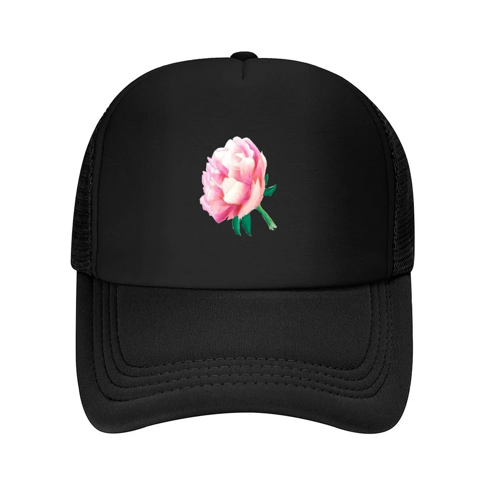 

Pink Peony Flower Baseball Cap Designer Hat Sun Hat For Children Uv Protection Solar Hat beach Women Caps Men's