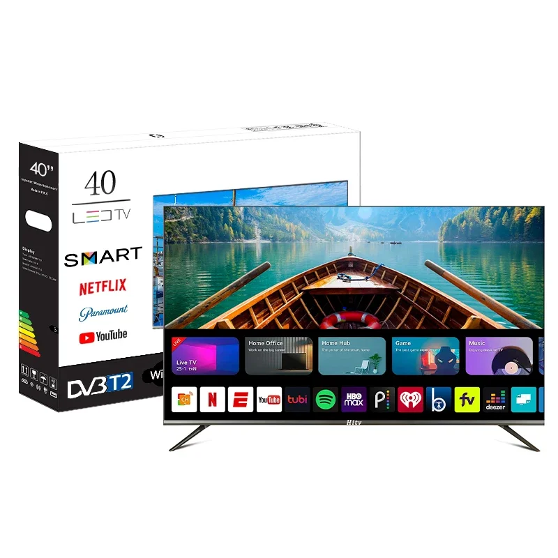 تلفزيون بوردليس 4K LED 40 بوصة شاشة عرض كاملة الشاشة Android WebOS تلفزيون ذكي