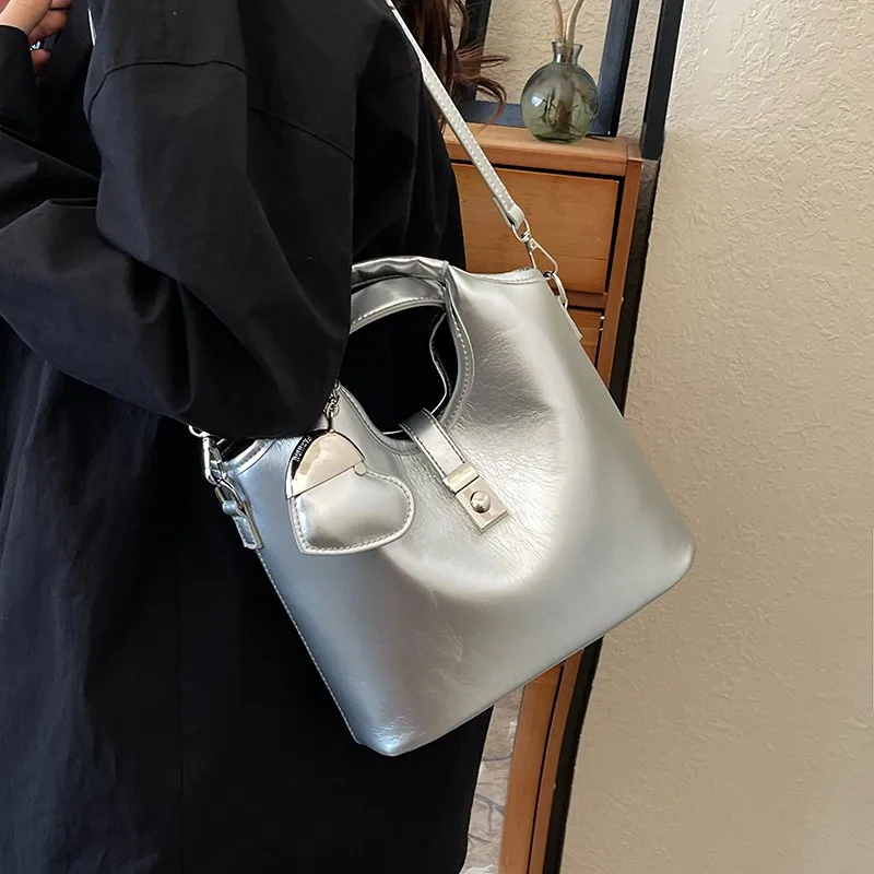 

Luxury Classic Vintage Women Tote Bag Leather Crossbody Bag High End Shoulder Handbag Elegant