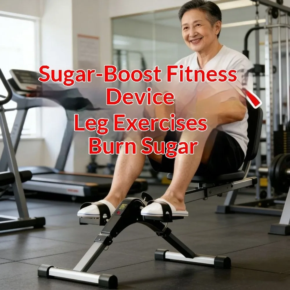Foldable Elderly Indoor Pedal Exerciser Mini Stepper Home Rehabilitation Fitness Bike Wholesale Factory Direct Supply