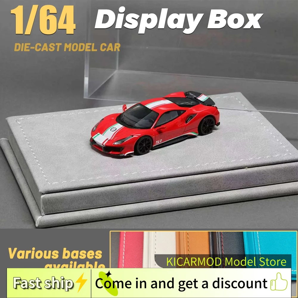 

1/64 Scale Model Car Acrylic Display Box - Clear View Dustproof Case for Diorama Scene Building | Collectors Gift (Without cars)