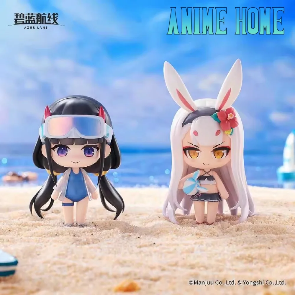 

Game Azur Lane Nengai Mang Summer Swimwear Q Figure Figurine Doll Model Statue Toy Cosplay Official Original Gift