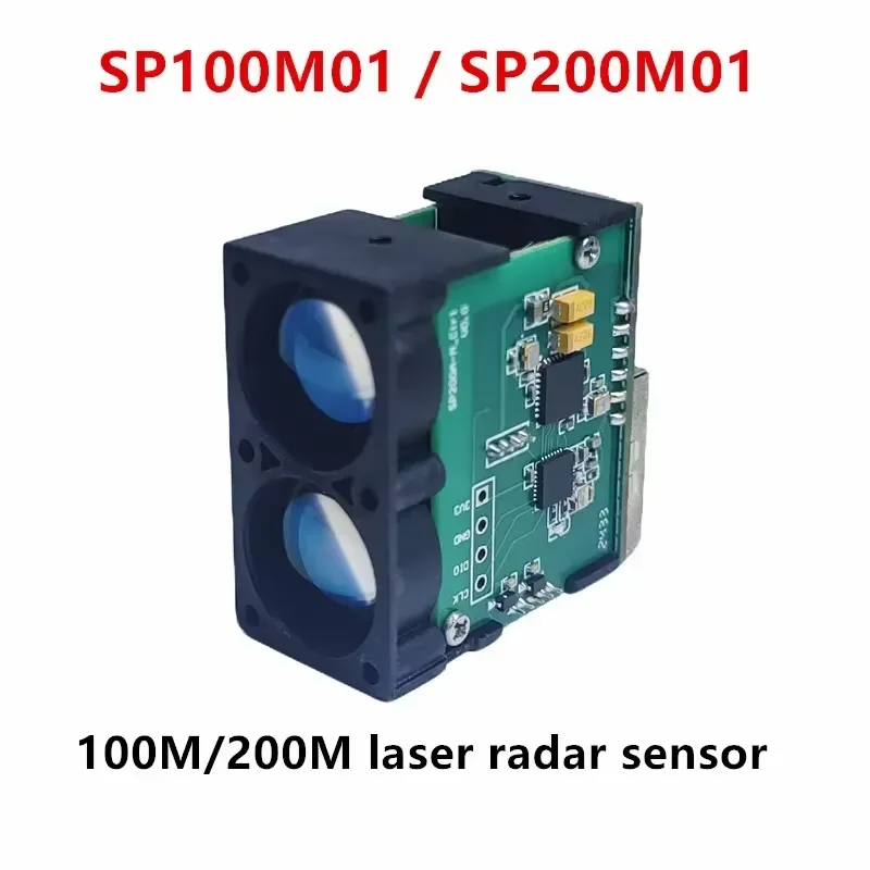 for SP100M01 SP200M01 100m 200m DTOF Single Point 1000Hz UART IIC Outdoor Ranging Module