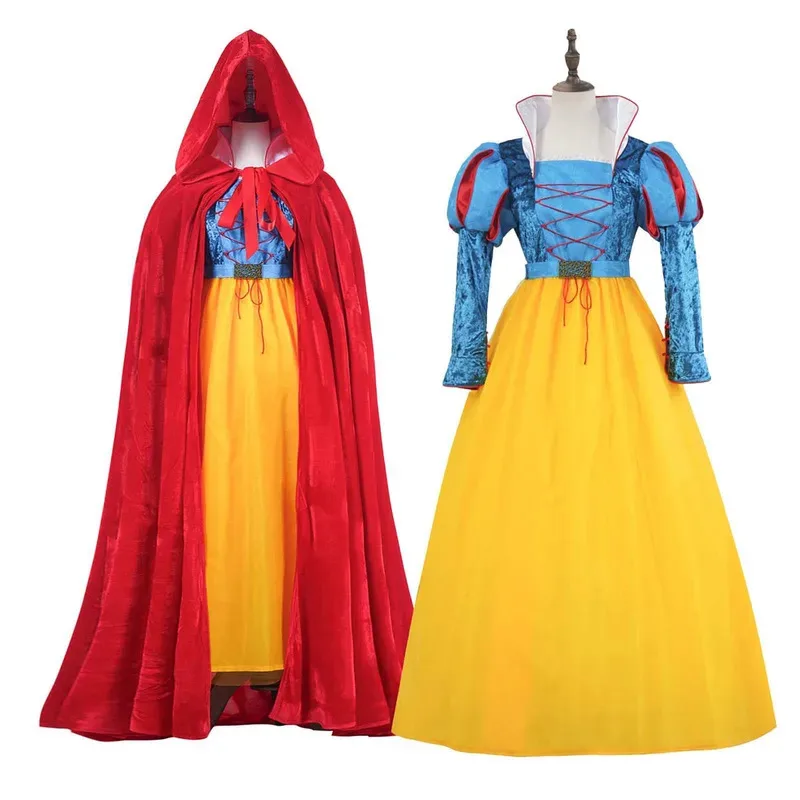 

Костюм принцессы Белоснежки из фильма на Хэллоуин для женщин и девочек lf[5