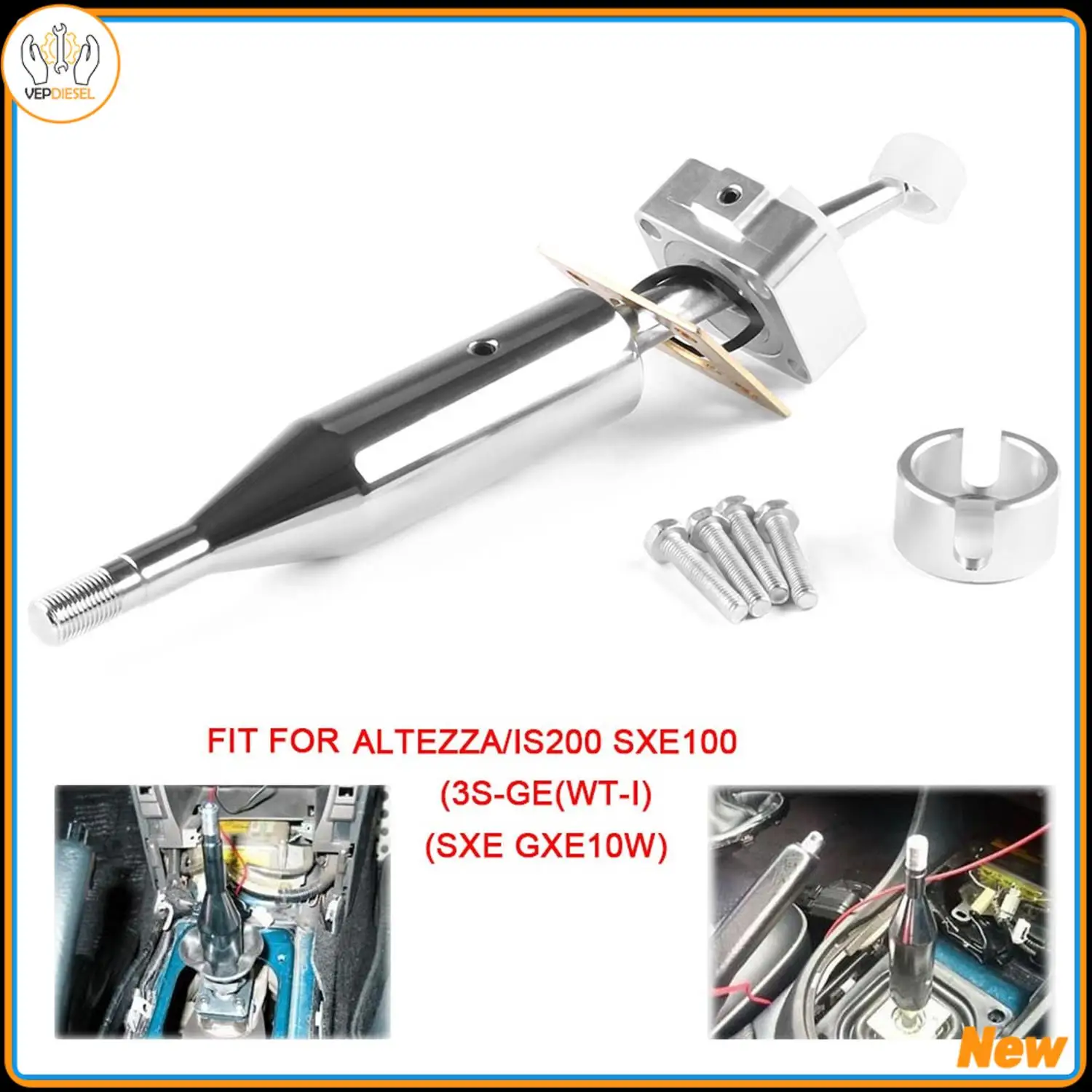 1set Quick Shift Short Throw Shifter Quick Coupler Set quicker For Altezza IS200 SXE100 (SXE GXE10W) Auto Parts