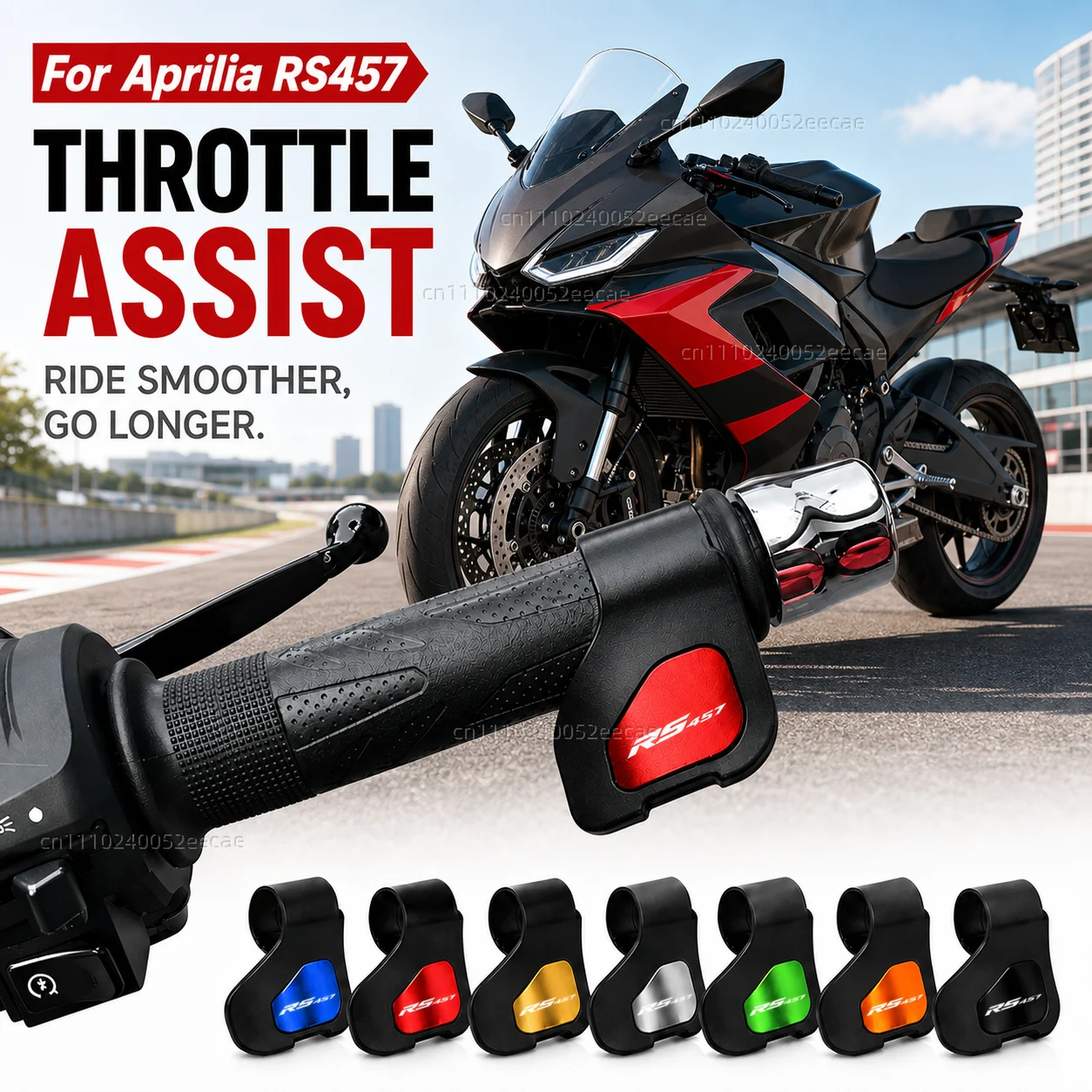 For Aprilia RS457 RS660 RSV4 Tuono 660 RS 457 2024 2025 Motorcycle Throttle Assistant Clip Labor Saver Acceleration Labor-saving