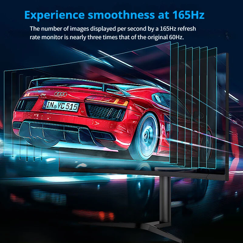 21:9 WQHD 165 هرتز HDR 34 بوصة 1800r منحني LED مكبر صوت للاستوديو منحني شاشة الألعاب 4k شاشة كمبيوتر رفيعة شاشة الألعاب
