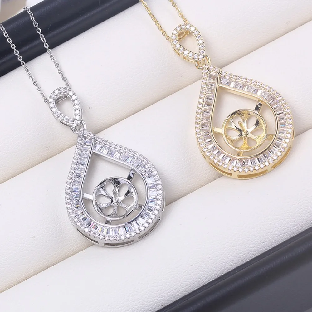 

3pcs Pendant Clasp Bail Connector Copper Plated 18K Gold Pendant Settings Jewelry Findings Parts Fittings Connection Accessories