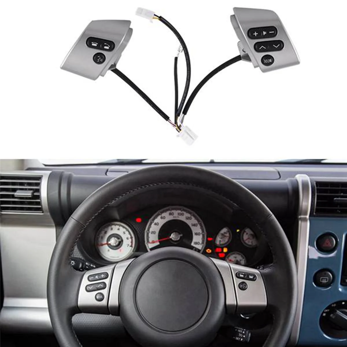 84250-35070 Car Multifunction Steering Wheel Button Switch Phone Volume Button for 2006-2022