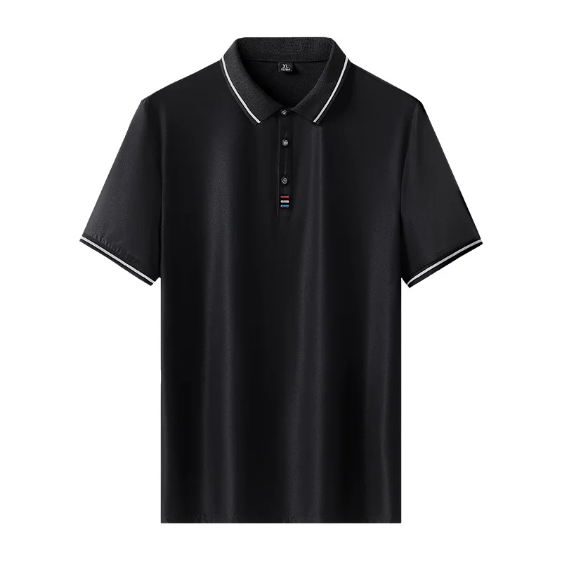 8180 Men's Quick Dry Ice Silk T-Shirt CleanFit  Shirt CityWalk Cool Feeling Three-Ester Fiber Summer Lightweight Short Sl...