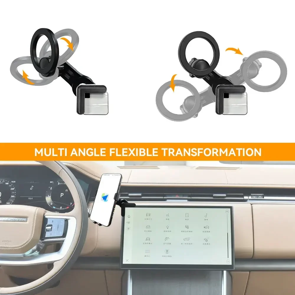 Magnetic Phone Holder For Car Display Screen Side 360 Degree Rotation Car Mount for Land Rover Range Rover Vogue Sport 2023