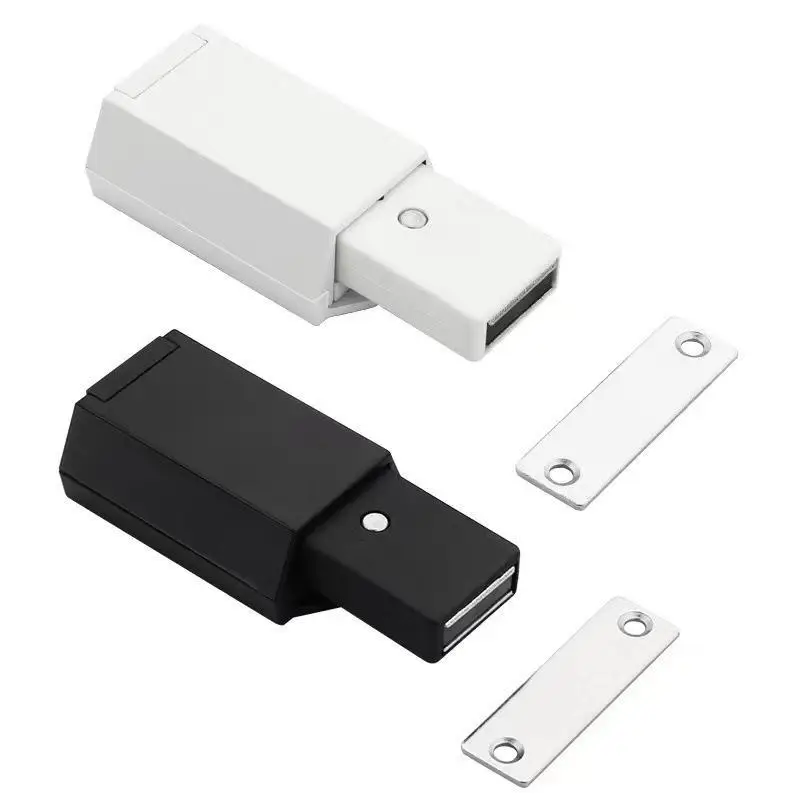 ~Heavy Duty Magnetic Cabinet Door Push Opener Strong Suction High Elastic Rebound For Kitchen Wardrobes Hidden Doors