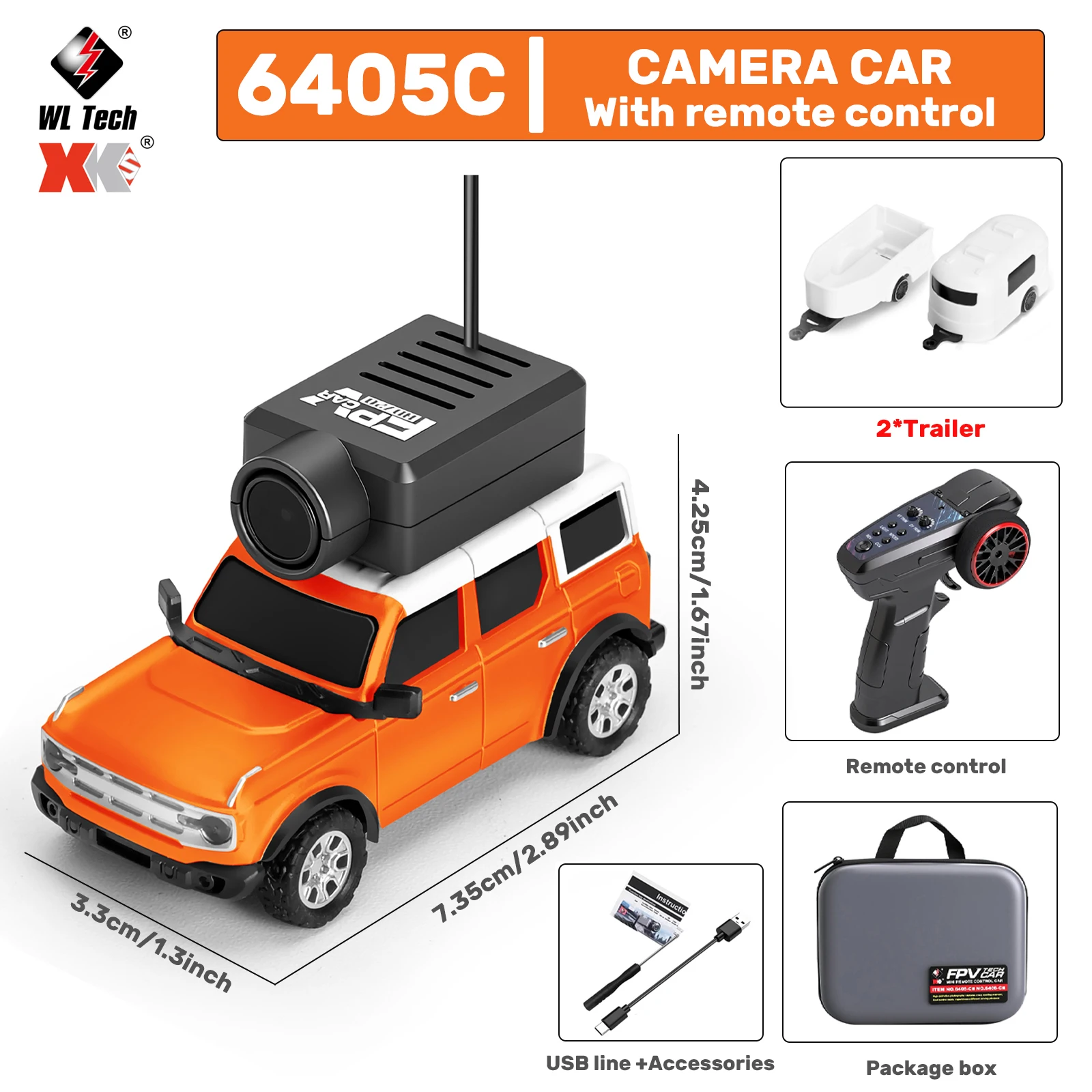 WLtoys 1/64 Mini RC Auto met 720P FPV Camera Wifi APP Controle 2.4G Reomte Contorl Racing Voertuig Speelgoed voor Kinderen 6405 6406