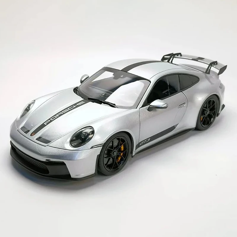 NOREV 1/18 Scale Porsche 911 992 GT3 Sports Car Model Alloy Porsche GT3 Purple Fancy Blue Car Model Collection Decoration