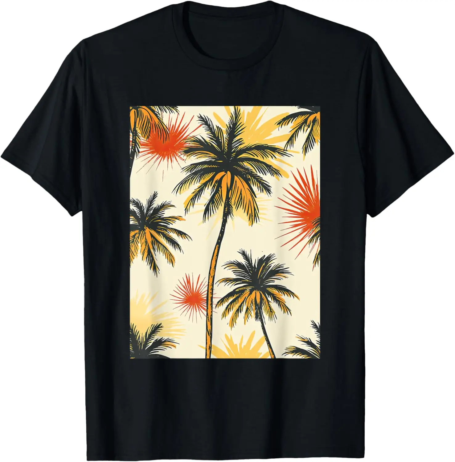 

Футболка с пляжным узором Palm Trees Sun 70