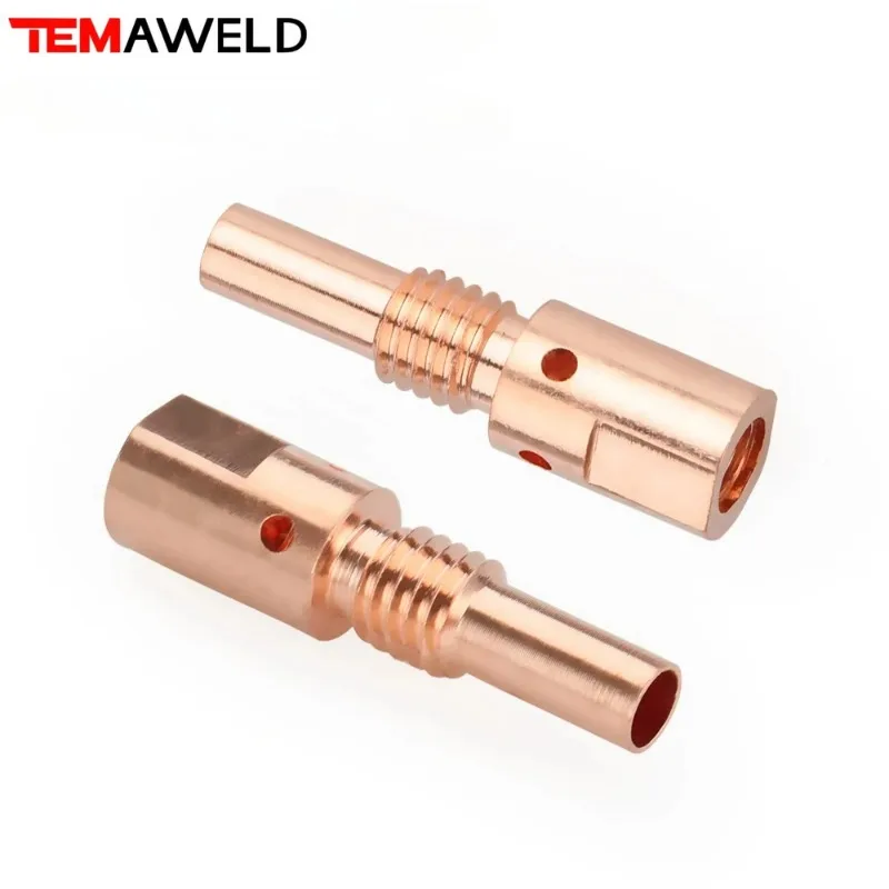 16PCS 25AK Welding Torch accessories Consumables 0.6/0.8/0.9/1.0/1.2mm MIG Torch Gas Nozzle Tip Holder of 25AK MIG MAG Wholesale