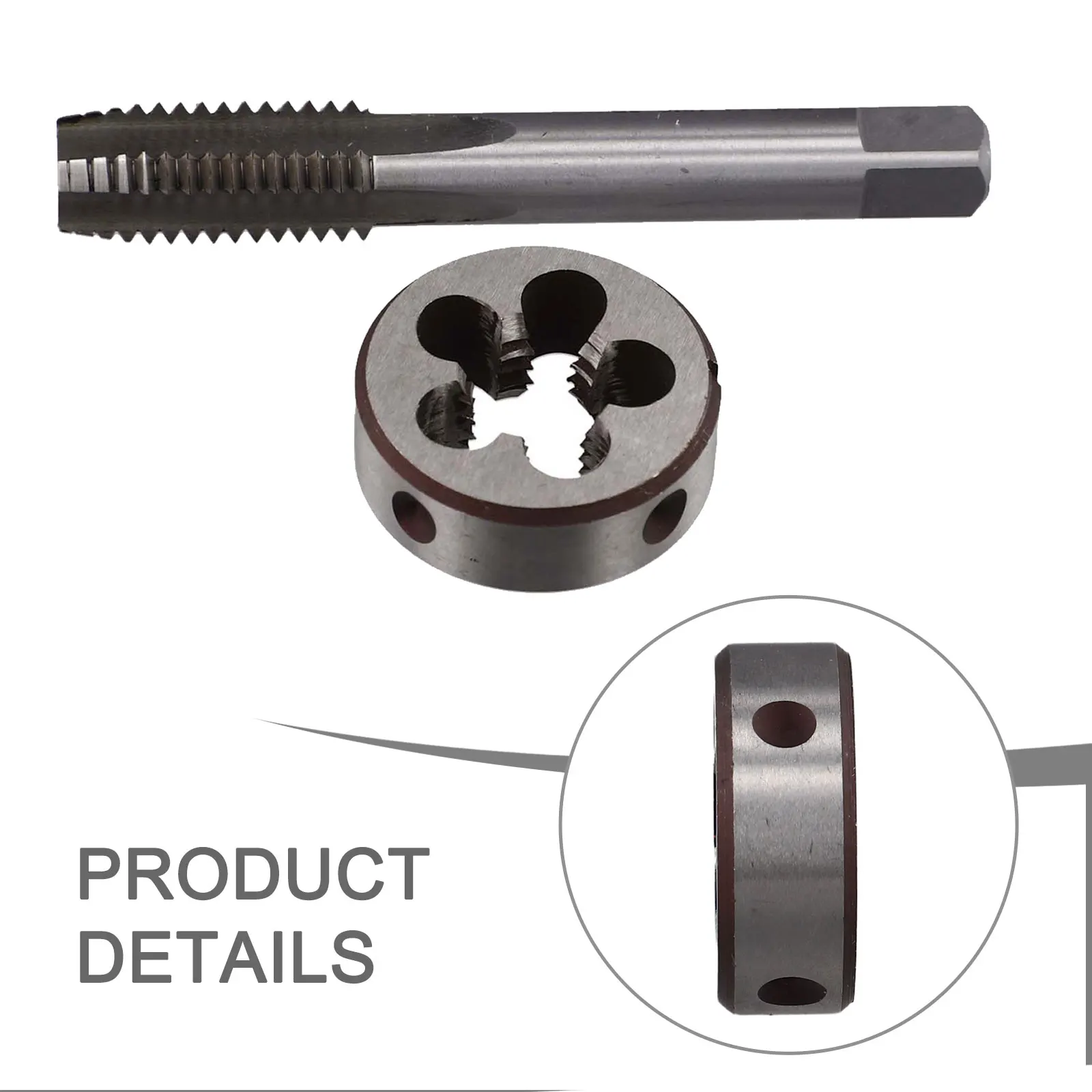 Hand Taps UNC Tap & UNC Die 5/8inch High Speed Steel Round Thread Die SetMachine Thread Tap 11 UNC Tap&Die Brand New