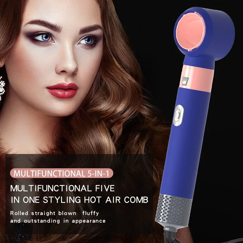 5 in 1 Hair Styling Set Professional Hair Airwrap Electric Hair Brushes Hot Comb Straightener Hair Dryer Automatic Curling Stick