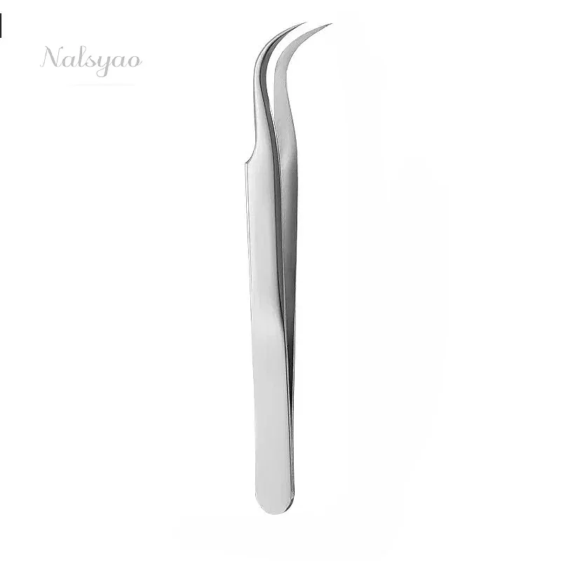 1PC Rainbow Eyelashes Tweezers Anti-static Eyelash Extension Tweezer Fan Lash Eyebrow Curved Straight Excellent Closure