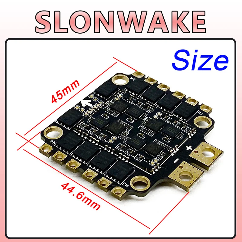 SLONWAKE F405 F405HD/FC2402 F405 V3 controlador de vuelo/F4 V3S Plus FC + 60A 4 en 1 pilas ESC 30,5*30,5mm para RC Dron Racer FPV