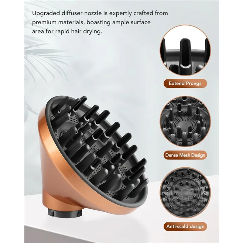 -AT52 تصفيف الشعر وناشر الشباك ومرفقات المكواة المرفقات لـ Dyson Airwrap HS01 HS05 HS08 لنتائج سلسة