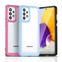 Colorful protective Case For Samsung Galaxy A34 5G A35 A53 A54 5G A55 A73 Shockproof Back Cover