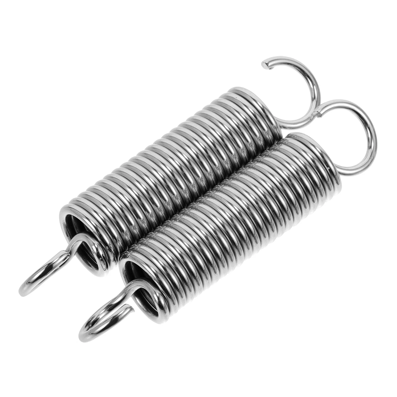 

2pcs Adjustable Spring Hooks Heavy Duty Hammock Swing Floating Chair Hanging Ceiling Hangers Steel Tension Hook Kit Space Saving