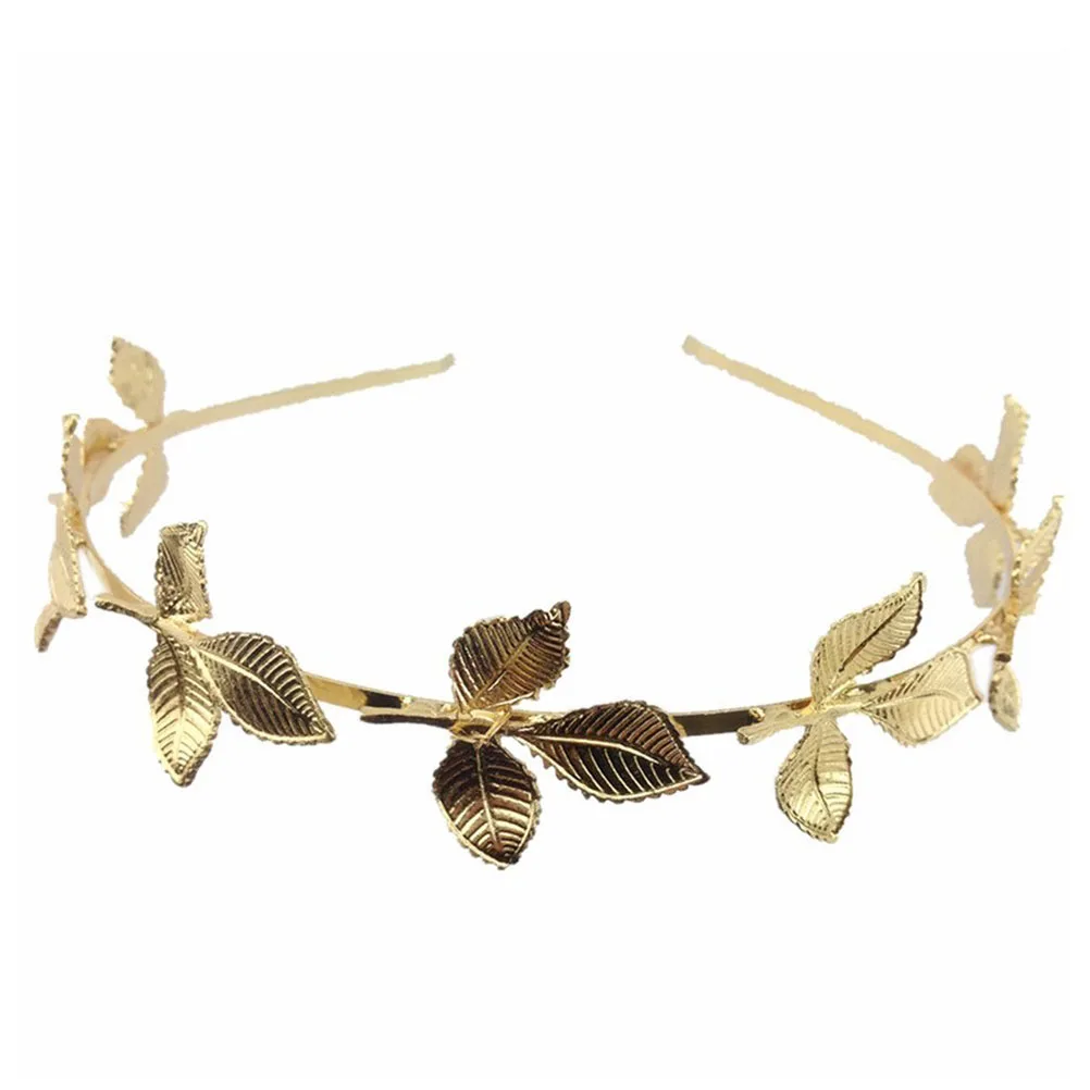 

7pcs Alloy Headband For Women Leaf Design Lightweight Hair Accessory Party Wedding Prom Dancing Girl Hair Band Braiding Tool