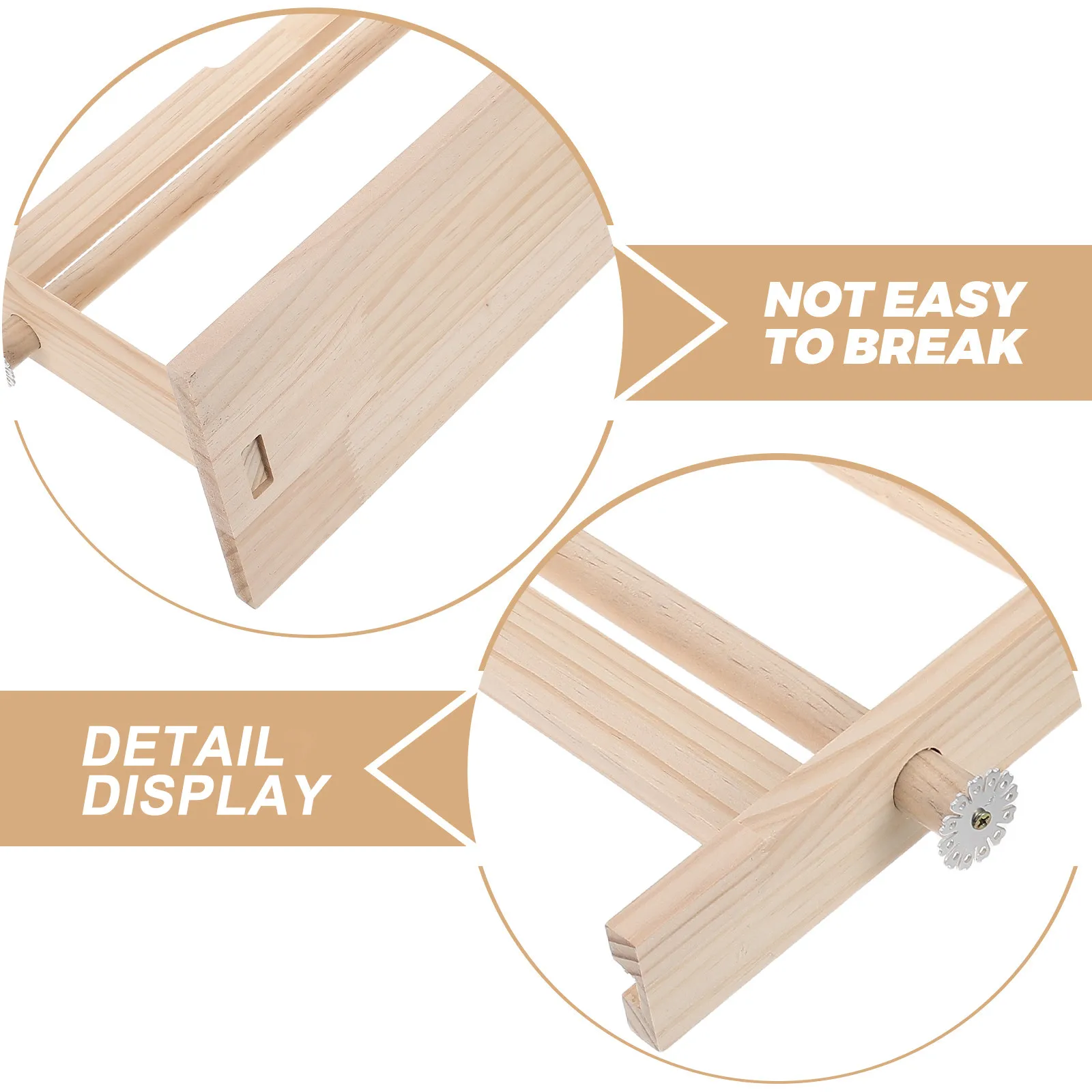 Wooden Art Paper Roll Holder Stable Heavy Load Paper Roll Organizer Tabletop Drawing Storage Rack Calligraphy Scroll Holder