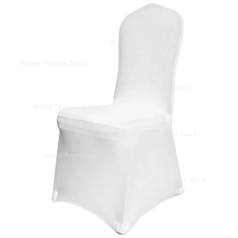 50 100Pcs Spandex Wedding Chair Covers Slipcover Universal For Banquet Hotel Restaurant Party Decoration Supply