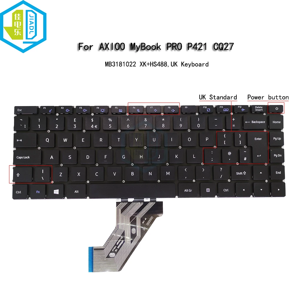 XK-HS272 CQ27 UK GB Latin Brazil Brazilian Keyboard For Presario CQ-27 For AXIOO MyBook Pro P414 P421 A7410 MB3181014 MB3181022