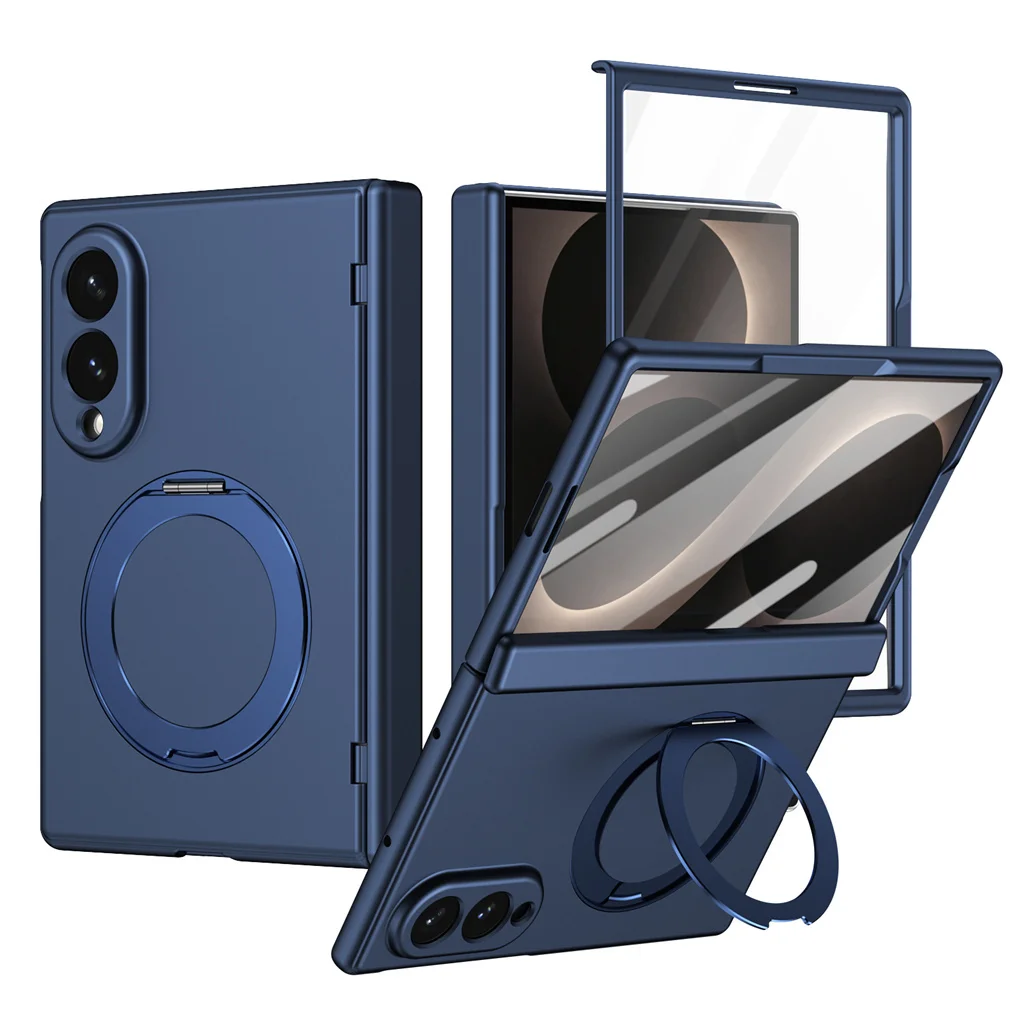 360° Rotatable Ring Holder For Magsafe Magnetic Phone Case with Screen Protector For Samsung Galaxy Z Fold 8 Ultra 8 7 6 5 4 3