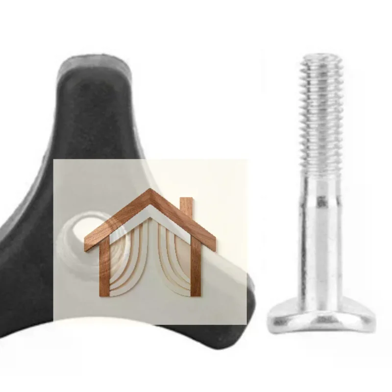 Impact Resistant Lawn Mower Triangular Knob Nut Bolt Replacement Set 1 Pack for Outdoor Lawn Care & Garden Repair