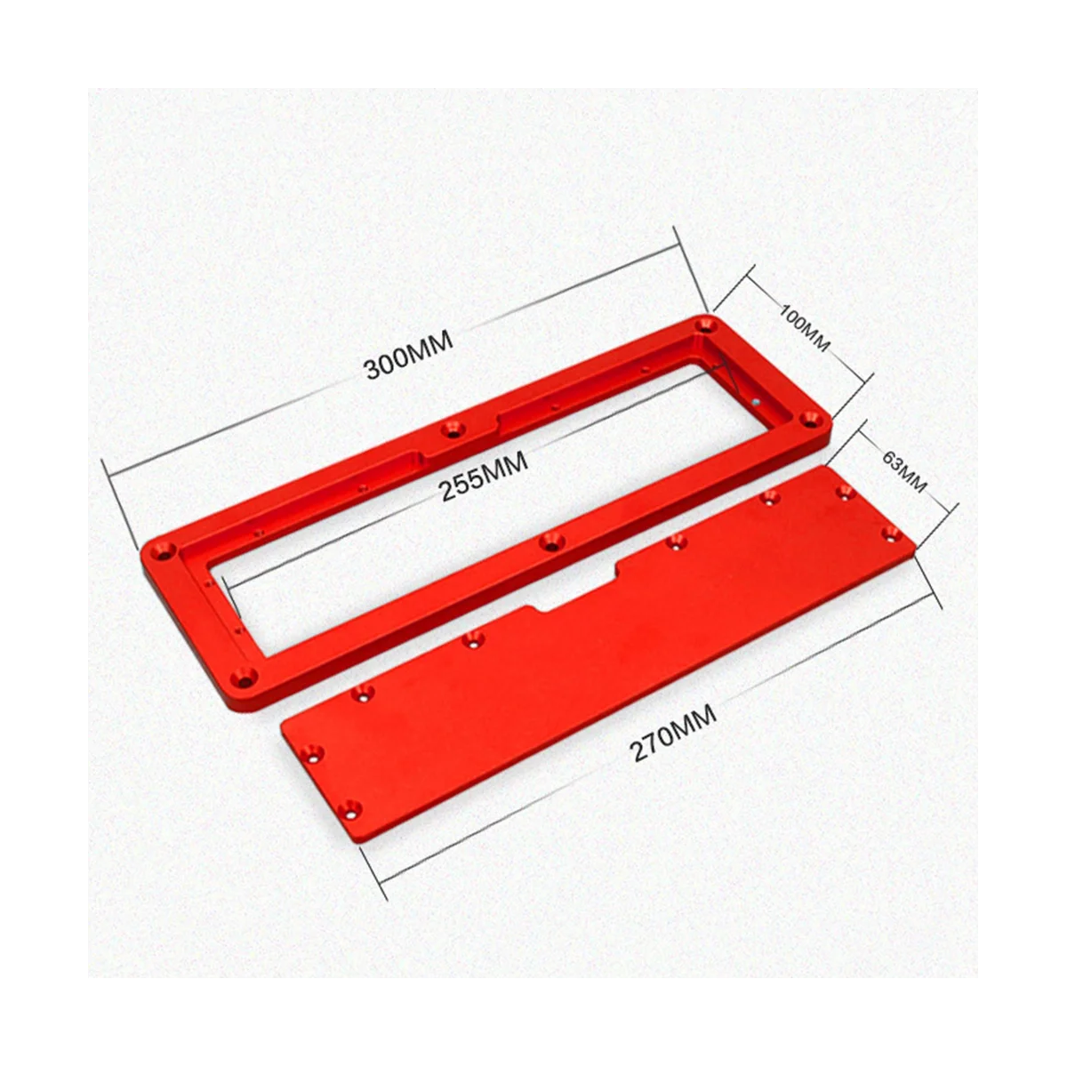 Woodworking Table Saw Electric Circular Saw Reversing Table Electric Circular Saw Cover Plate Aluminum Cover Plate