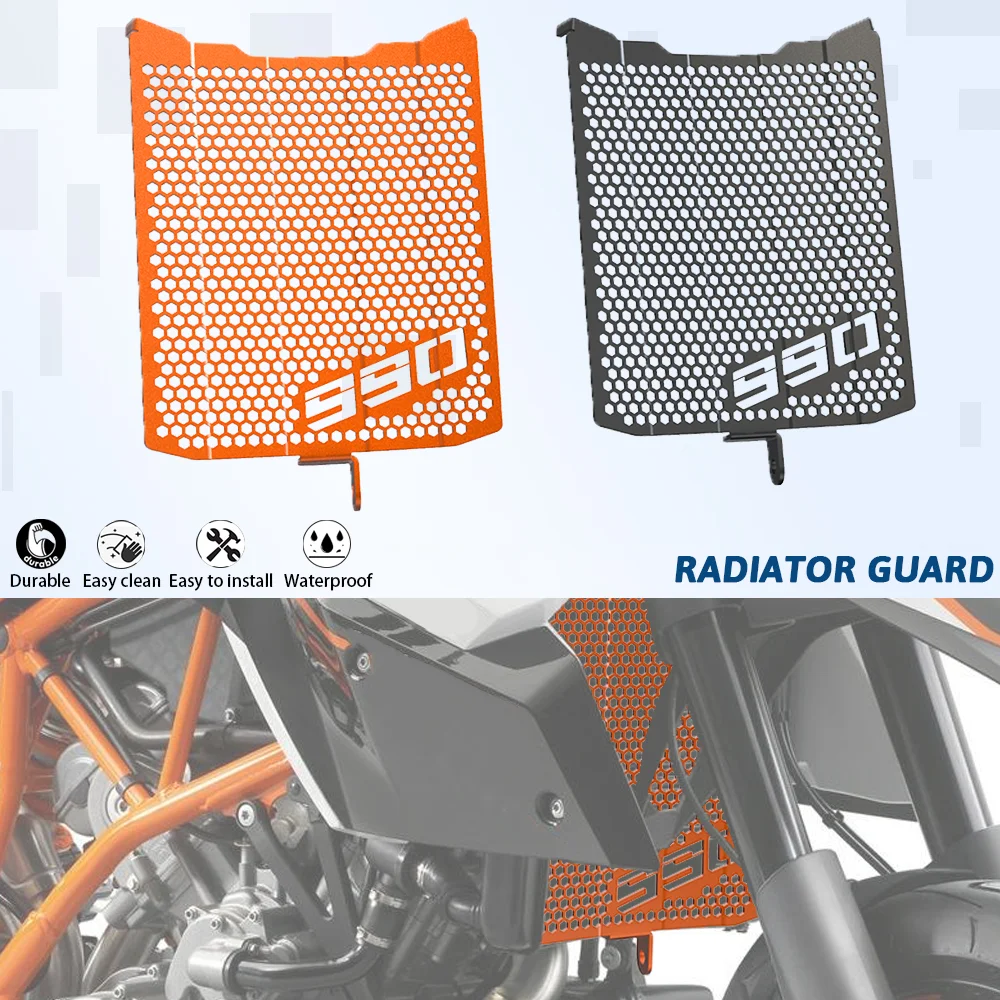 

Motorcycles 990Supermoto FOR 990 Supermoto SM R LC8 Radiator Grill Guard Cover Protectation 2009 2010 2011 2012 2013 2014