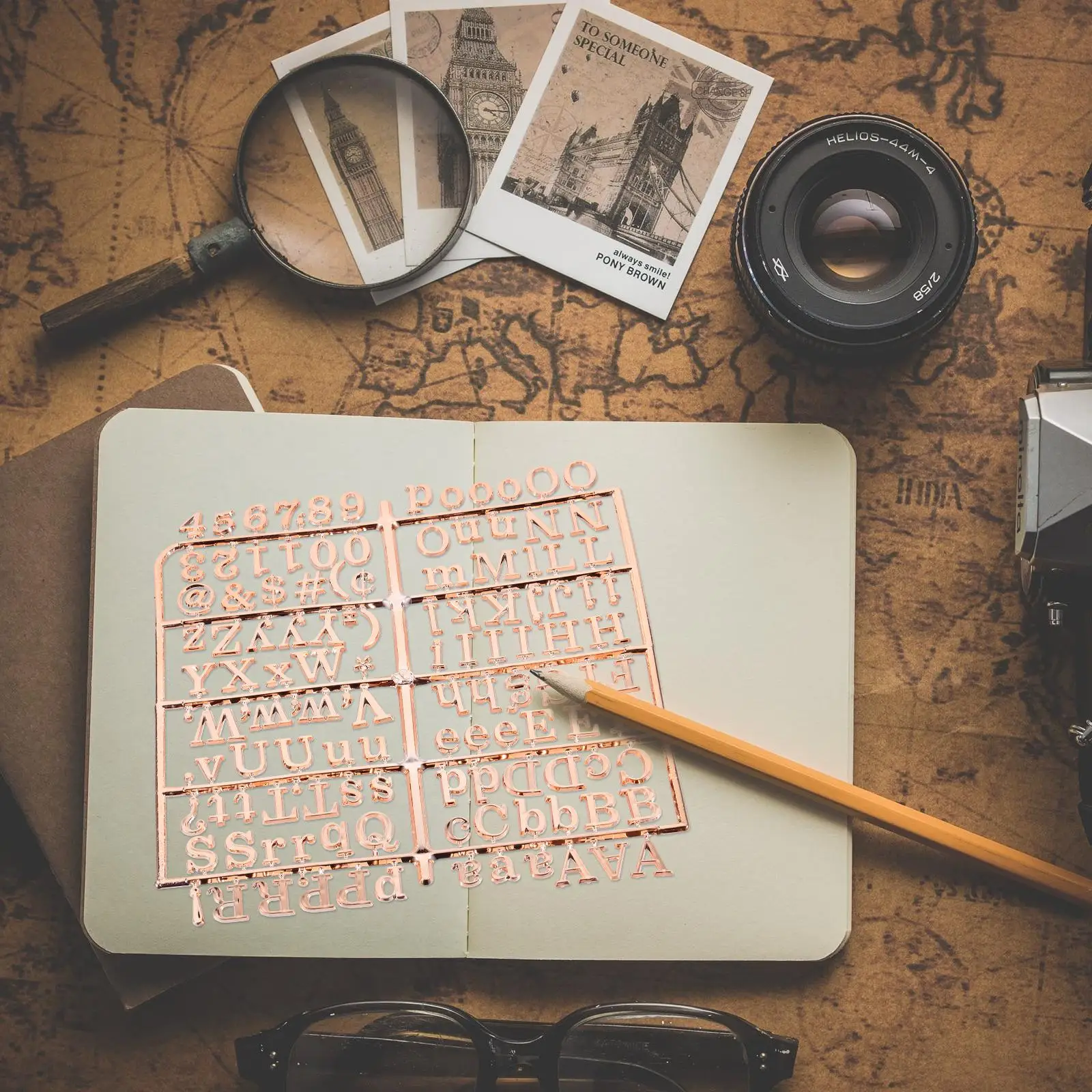 3 Pcs Gold Silver Letters Numbers Symbols for Felt Message Board Home Office Letter Board Display