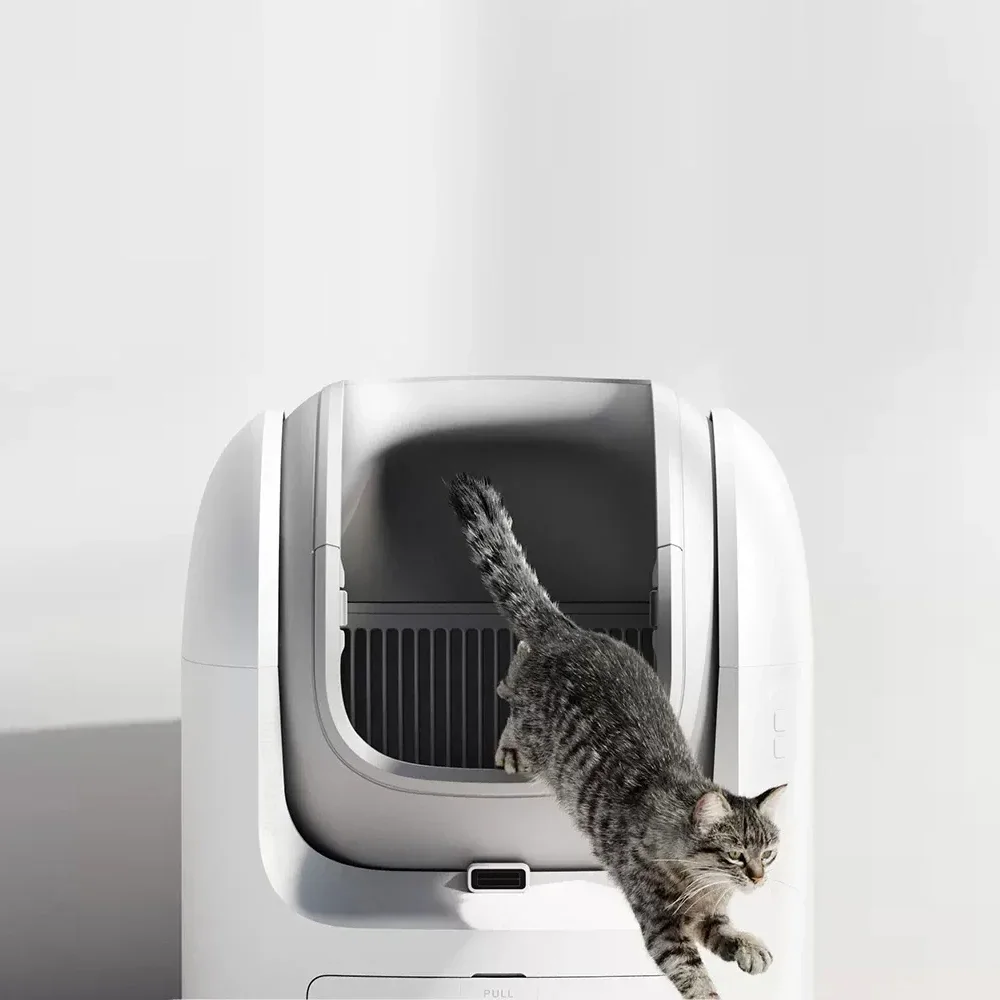 Tookfun C1 Intelligent Fully Automatic Cat Litter Box Electric Poop Shoveling Machine Open Cat Toilet Deodorizing AI Perception