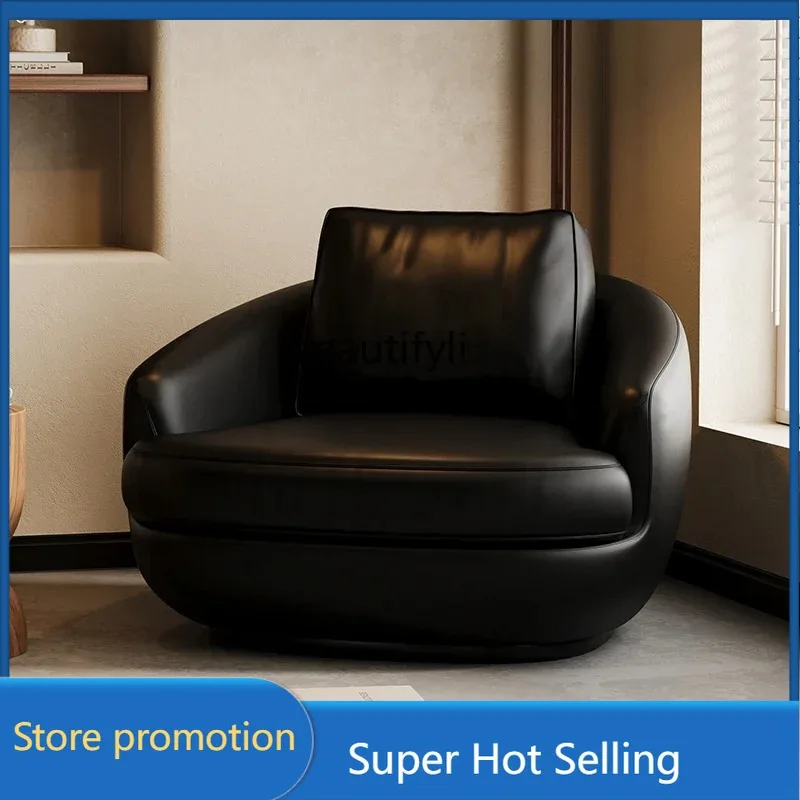 

a485 Sofa chair household small apartment retro lazy sofa designer single sofa