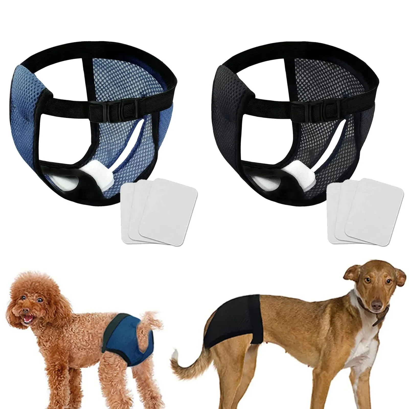 

Pets Physiological Washable Menstruation Briefs Dog Leak Proof Hygiene Kecks Panties for Small Large Dogs Pet Sanitary Underwear