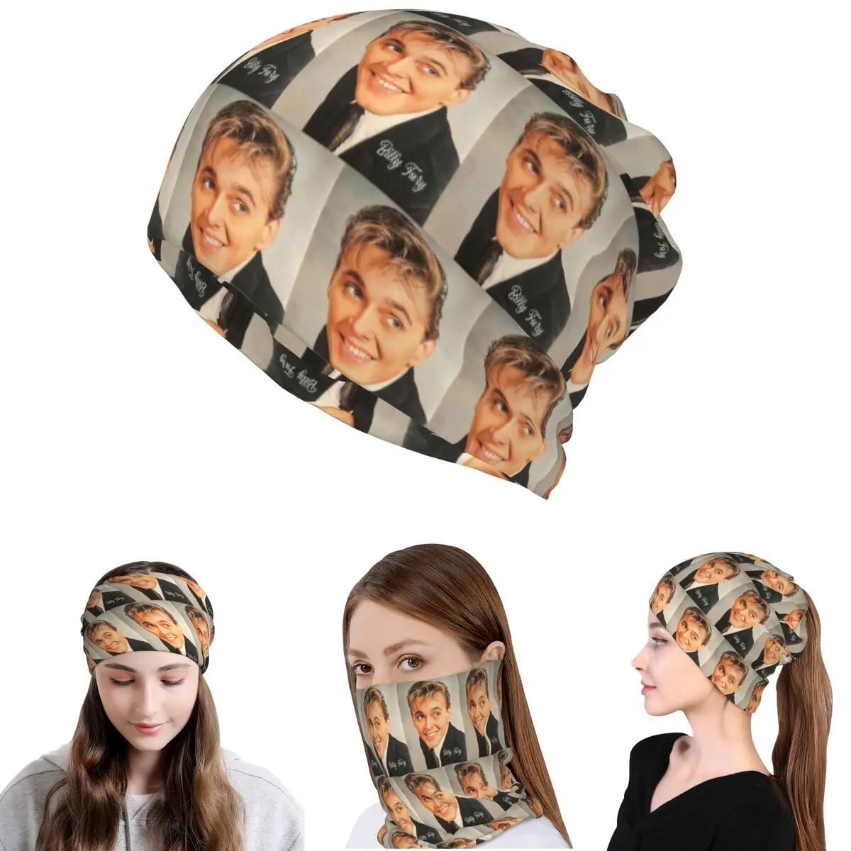 

Billy Fury Bandana Neck Gaiter Magic Scarf Multi-use Face Mask Beanies Hat Unisex Adult Washable