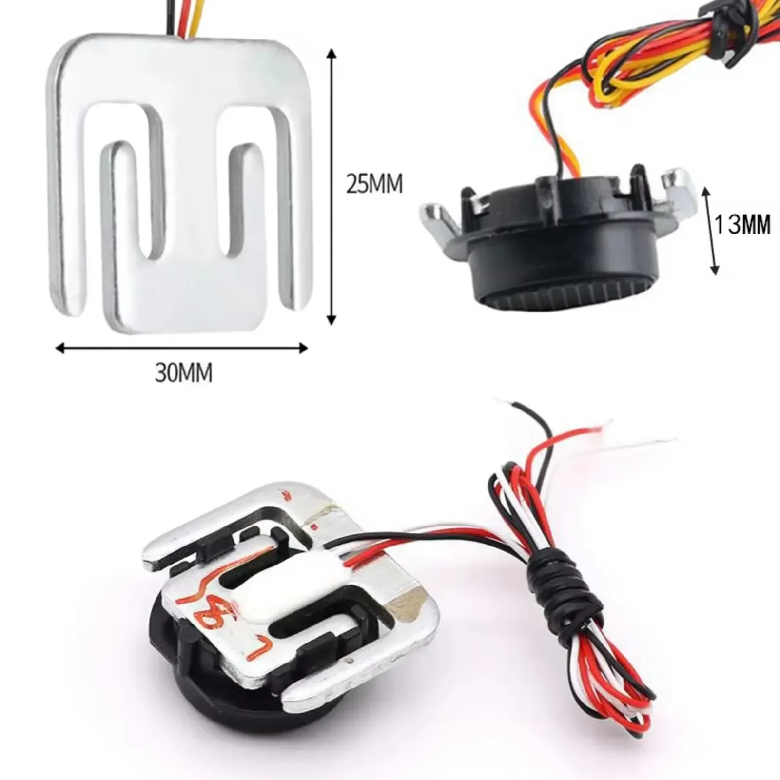 4PCS 50kg Load Cell 50kg Weighing Sensor Half-bridge Strain Gauge Human Body Scale Weight Sensor for Arduino