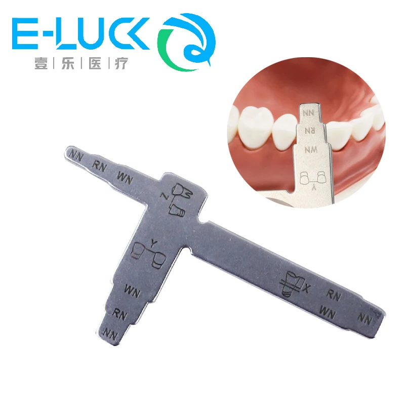 1pc Dental Implant Measuring Ruler Stainless Steel Locating Guide Dental Surgery Plant Position Locator Positioning Ruler