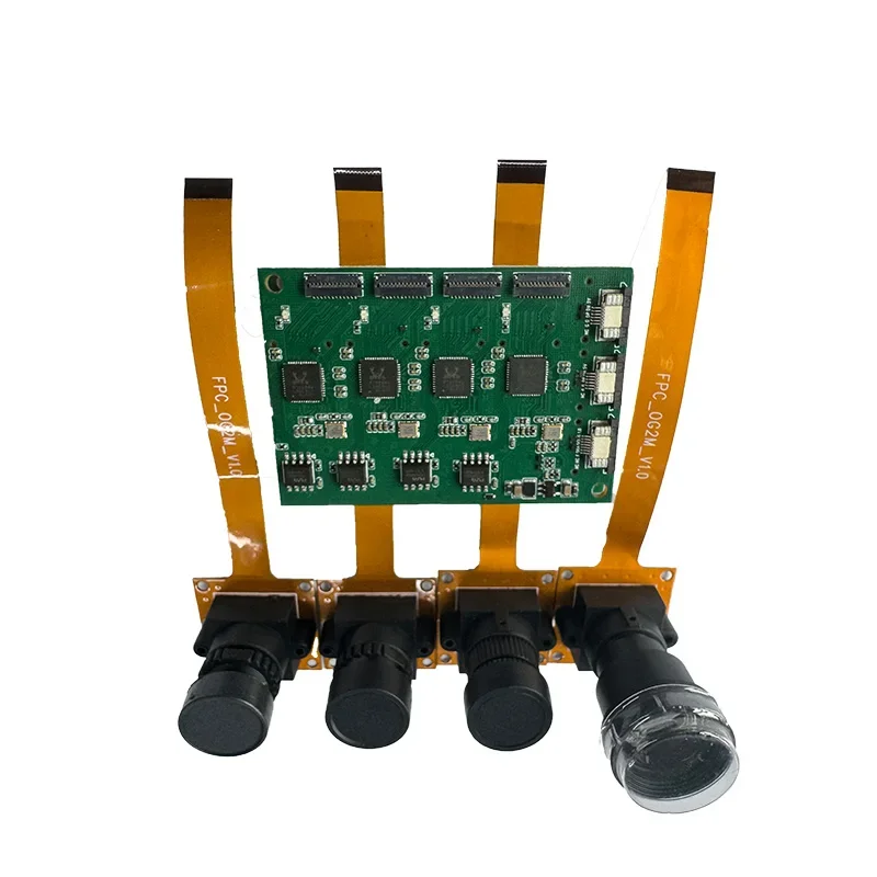 4*2MP USB 3.0 رباعية الكاميرا وحدة عدة ستيريو متزامن نفس الإطار 4*60PFS اللون العالمي مصراع Dr-one وحدة الكاميرا