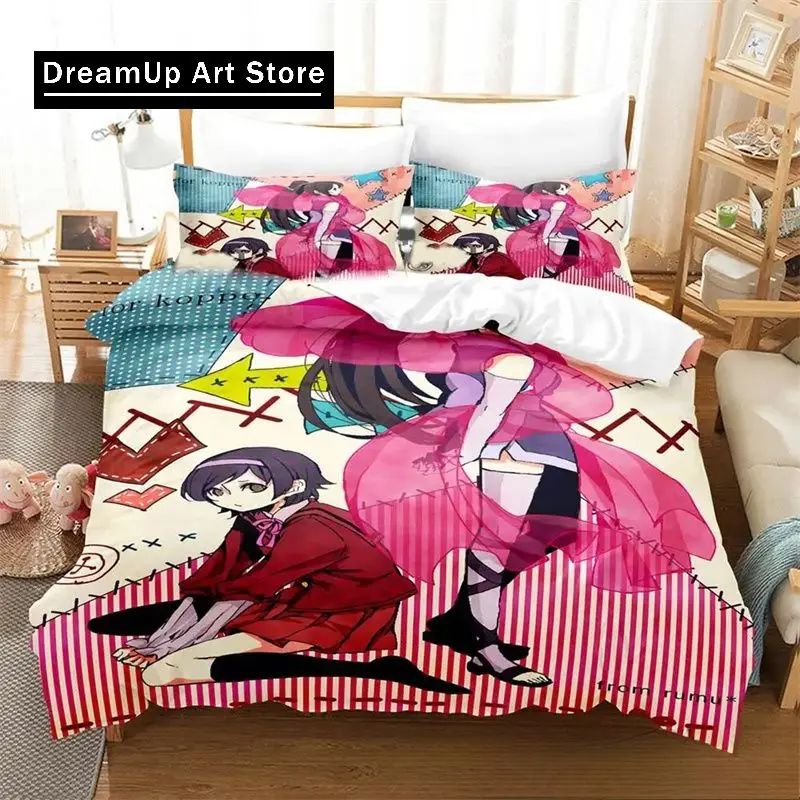 Fashion 3D Print Anime The World God Only Knows Bedding Set Boys Girl Twin Queen King Size Duvet Cover Pillowcase Bed boys Adult