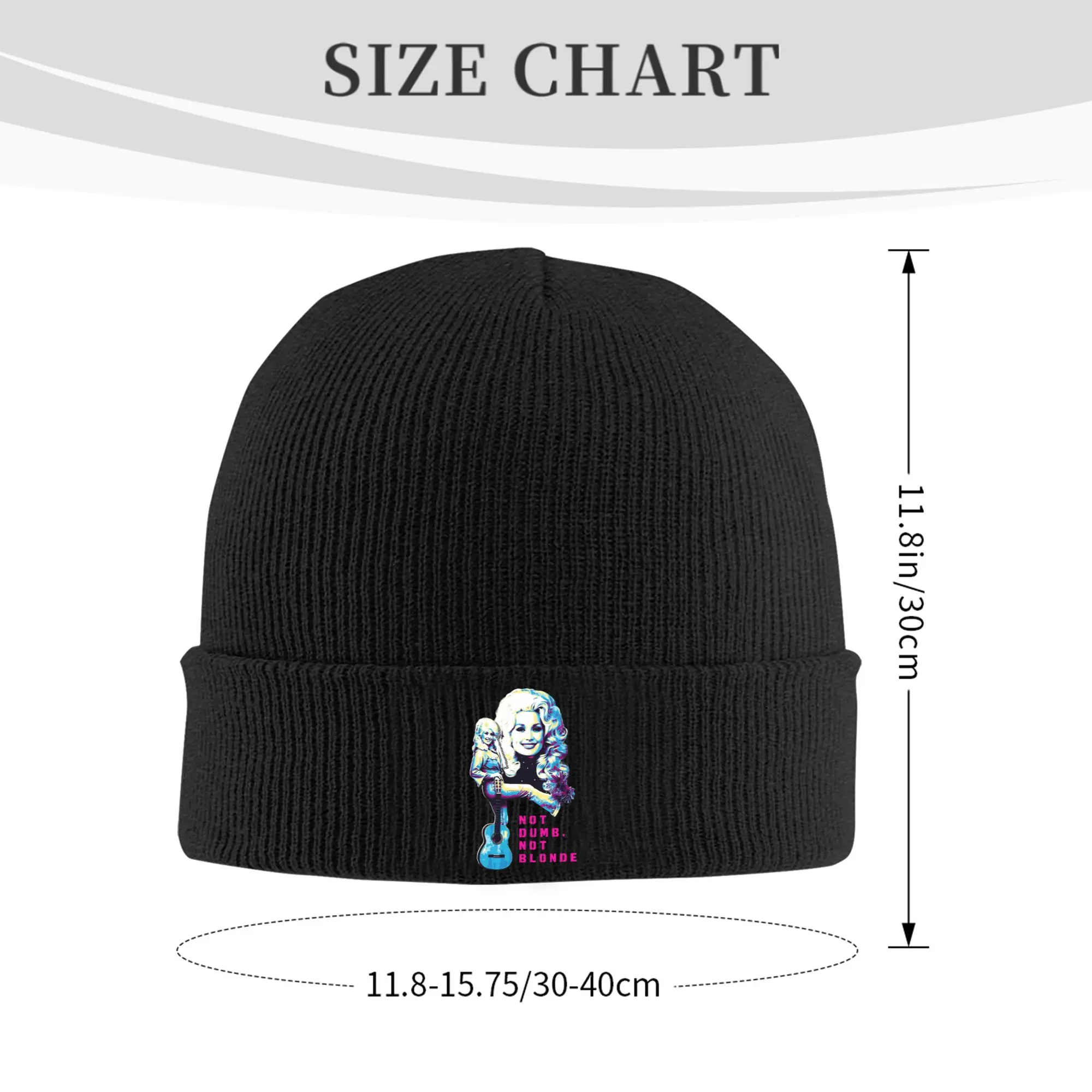 D-Dollys Singer Hat Autumn Winter Beanies Warm Dolly Parton Cap Men Women Acrylic Skullcap
