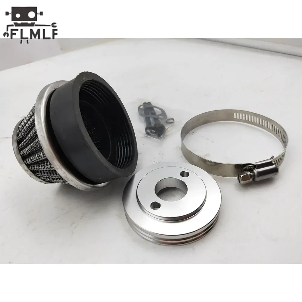 Metalen Luchtfilter voor Zenoah CY 23cc-30.5cc Motoren Fit voor 1/5 HPI ROVAN ROFUN KM BAJA 5B 5T 5SC