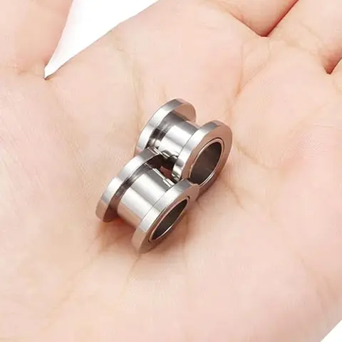 1 पीस कान सुरंग प्लग टाइटेनियम कान विस्तार 3-25 मिमी कान गेज स्ट्रेचिंग किट स्क्रू फिट मांस फैलाव कान विस्तारक छेदन 10 best sales कान खींचने वाली किट - №7