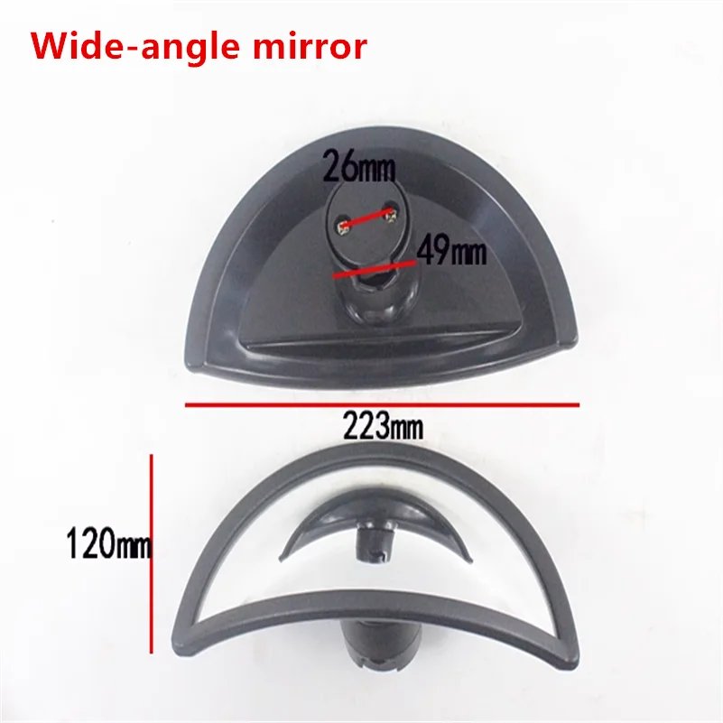 1-10T Manual Forklift Portable Accessory PARTS Rearview Mirror Reflector Wide Angle