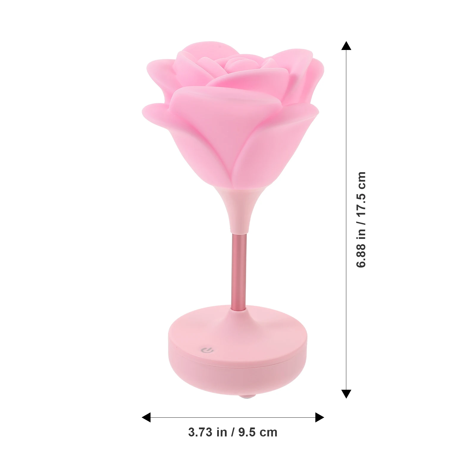 

3 set 3D Dimmable Usb Rechargeable Night Light 3 Brightness Settings 24H Decorative Lamp For Home Gift Pink