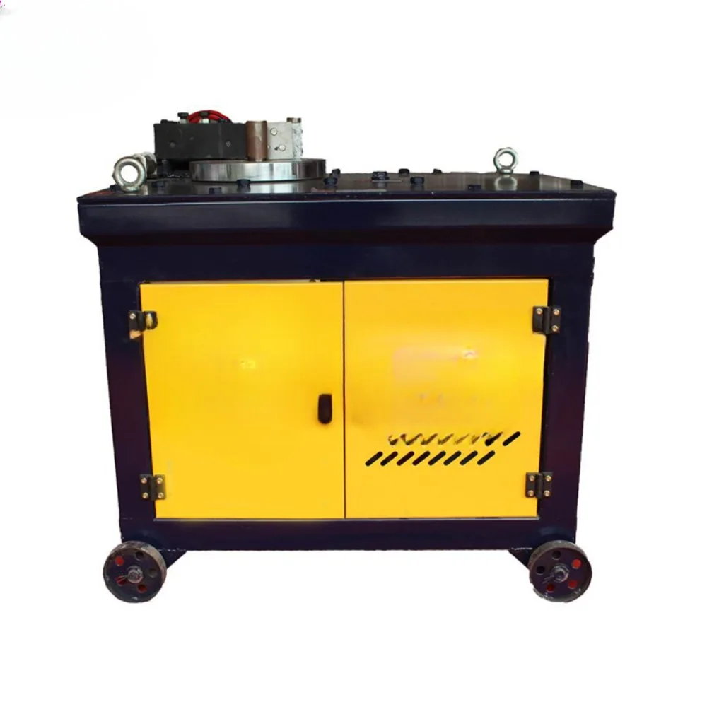 Construction site round steel square pipe bending hoop machine CNC threaded steel bending machine fully automatic steel bar bend